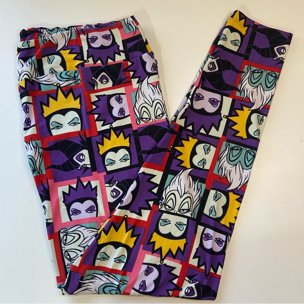 LULAROE TC2 Disney Villains leggings